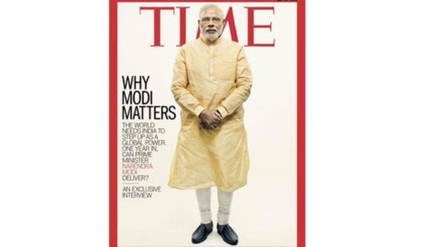पहले भी टाइम के कवर पर दिख चुके हैं मोदी पहले भी टाइम के कवर पर दिख चुके हैं मोदी