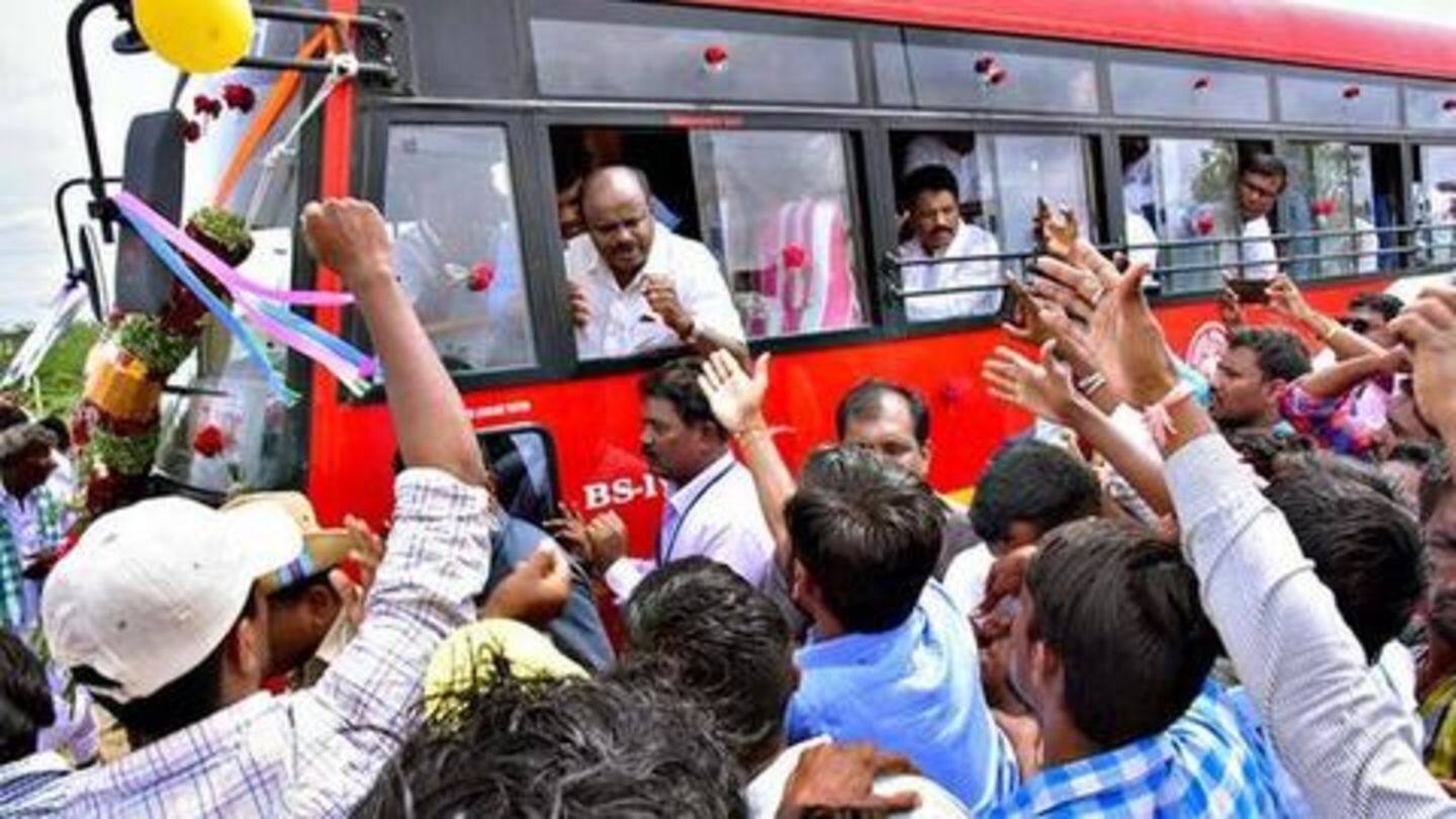 बात बीच में छोड़कर बस में बैठे कुमारास्वामी बात बीच में छोड़कर बस में बैठे कुमारास्वामी