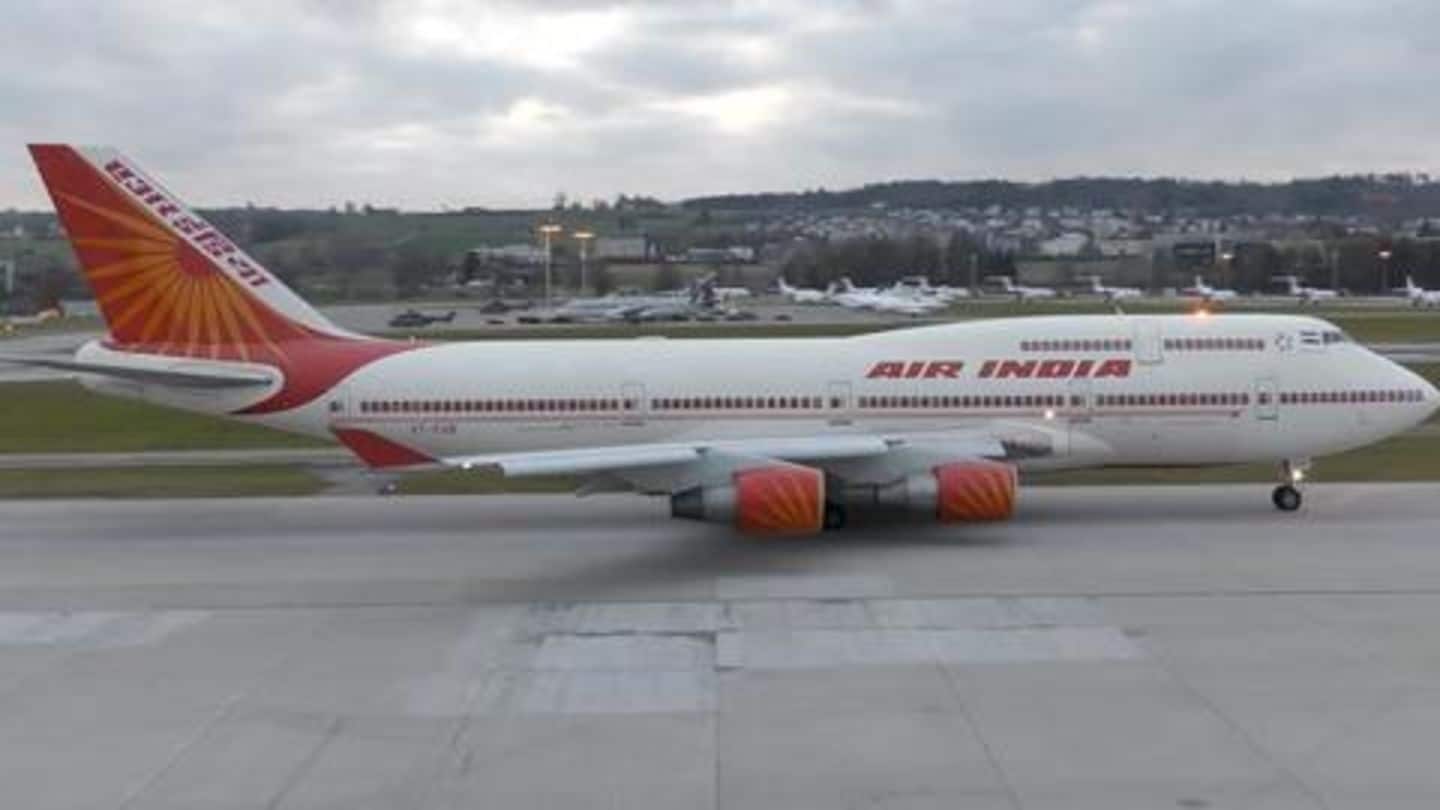 चार्टर फ्लाइट के लिए सरकार पर बकाया है एयर इंडिया के 822 करोड़ रुपये- RTI