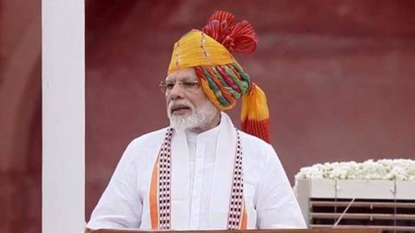 73वें स्वतंत्रता दिवस पर प्रधानमंत्री मोदी ने किया देश को संबोधित, कही ये बड़ी बातें