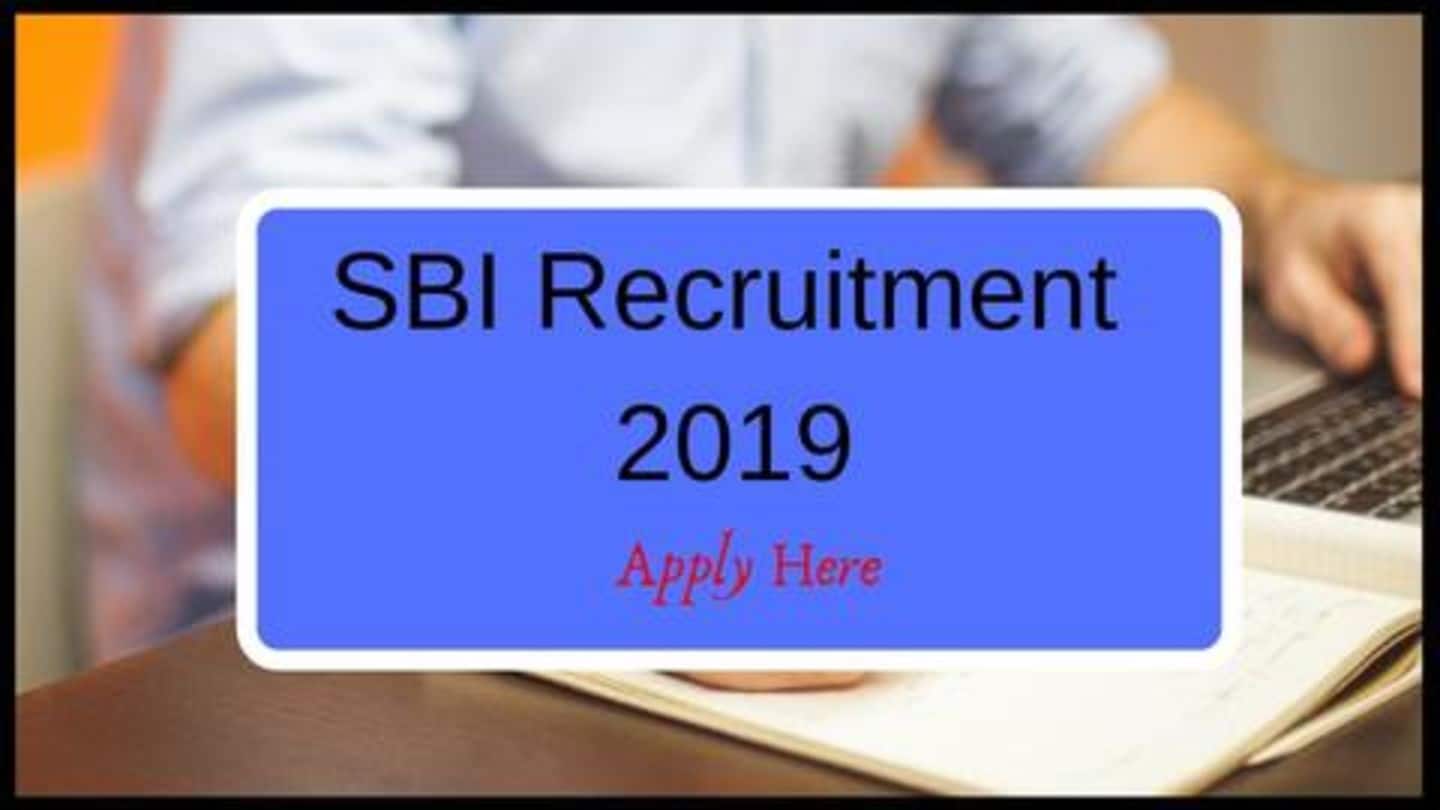 SBI Recruitment: मैनेजर पदों पर निकली भर्तियां, वेतन Rs. 50,000 से भी अधिक, जल्द करें आवेदन