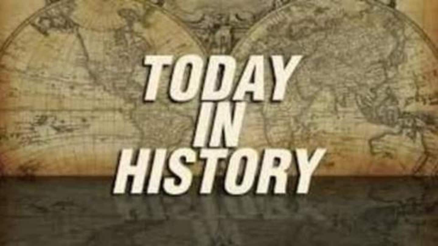 आज का इतिहास: 07 अक्टूूबर के इतिहास में दर्ज है कई प्रमुख घटनाएं, जानें