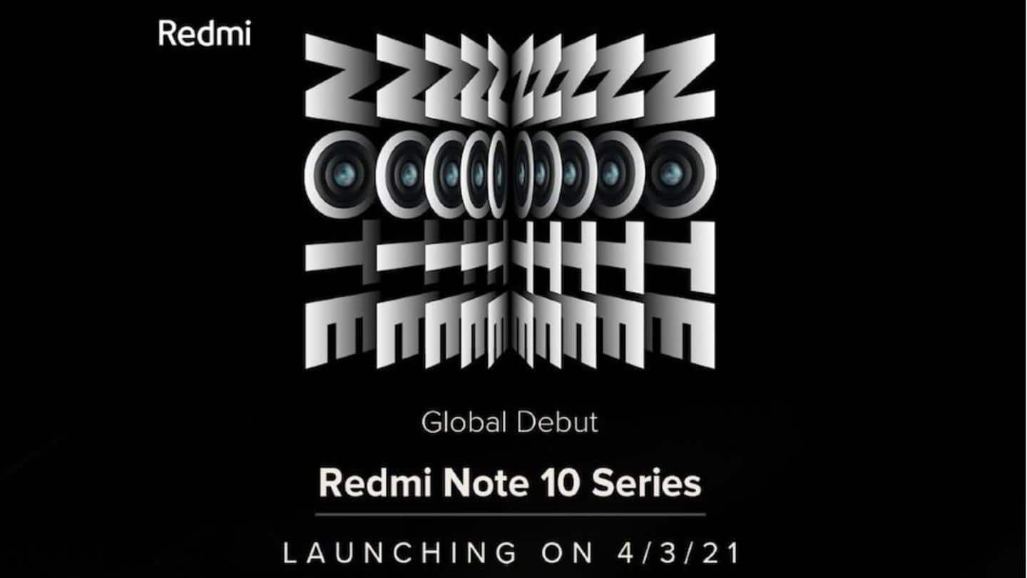 रेडमी नोट 10 सीरीज के दोनों स्मार्टफोन्स 4 मार्च को होंगे लॉन्च