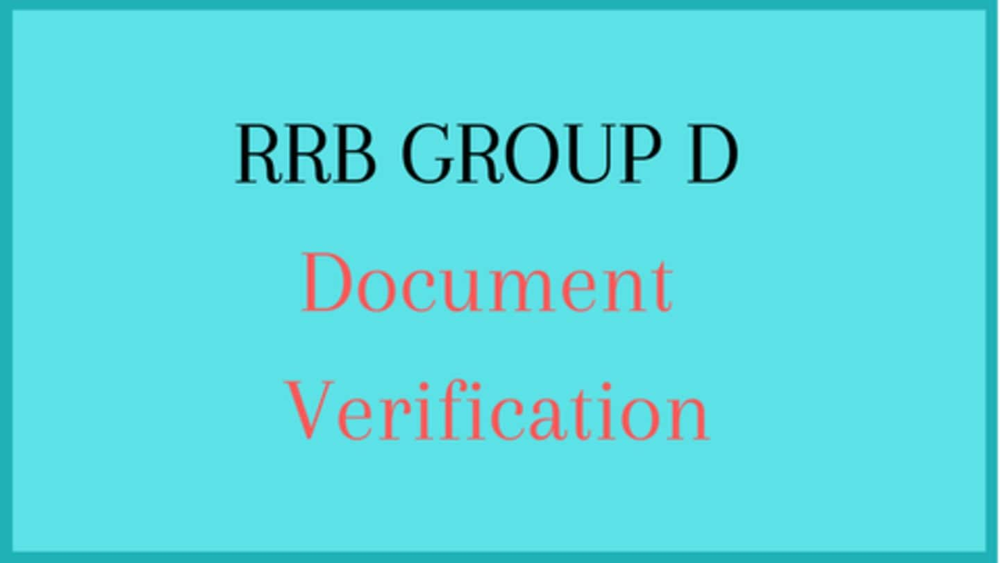 RRB Group D 2019: अप्रैल के पहले सप्ताह में होगा दस्तावेज़ सत्यापन, जानें मेडिकल प्रक्रिया