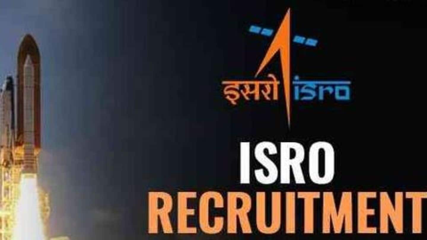 ISRO Recruitment 2019: विभिन्न पदों पर भर्ती के लिए जारी हुई अधिसूचना, जानें विवरण