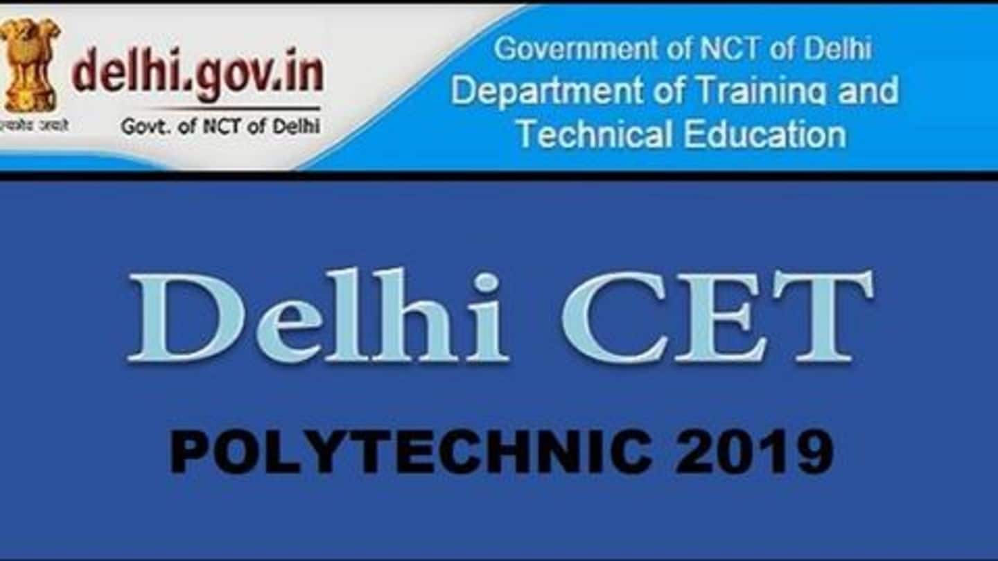Delhi CET 2019: पॉलिटेक्निक में प्रवेश के लिए जल्द करें आवेदन, जानें विवरण