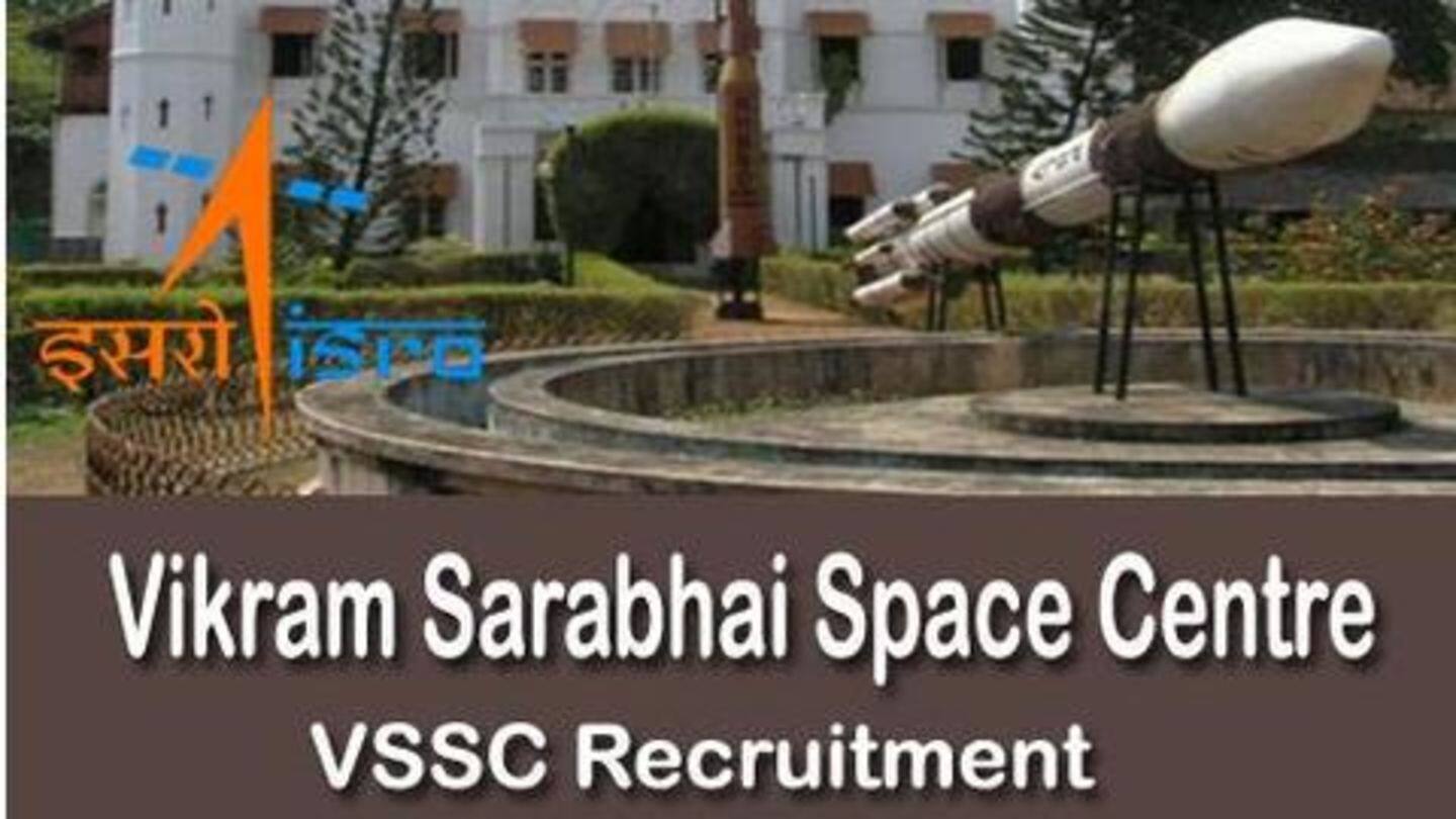 ISRO-VSSC Recruitment 2019: अपरेंटिस के पदों पर निकली भर्ती, जानें विवरण