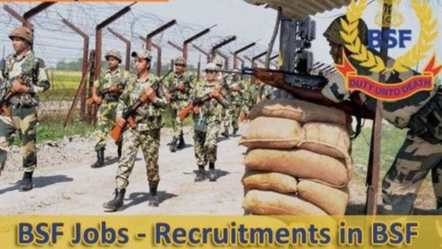 BSF Recruitment 2019: असिस्टेंट कमांडेंट के पदों पर निकली भर्ती, जानें विवरण