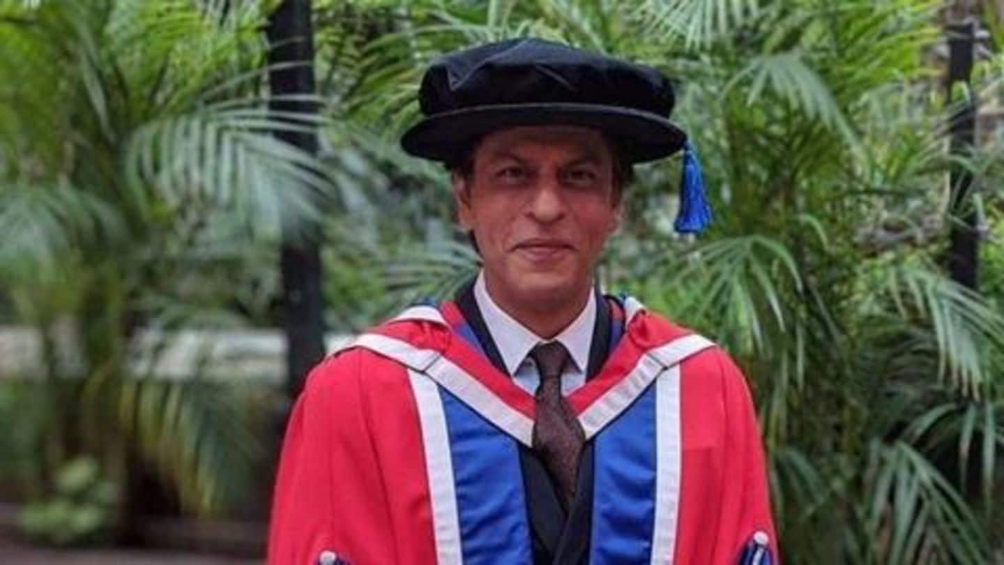 शाहरुख को मेलबर्न यूनिवर्सिटी ने दी मानद डॉक्टरेट की डिग्री, अभिनेता के पास हुई पांच उपाधियां