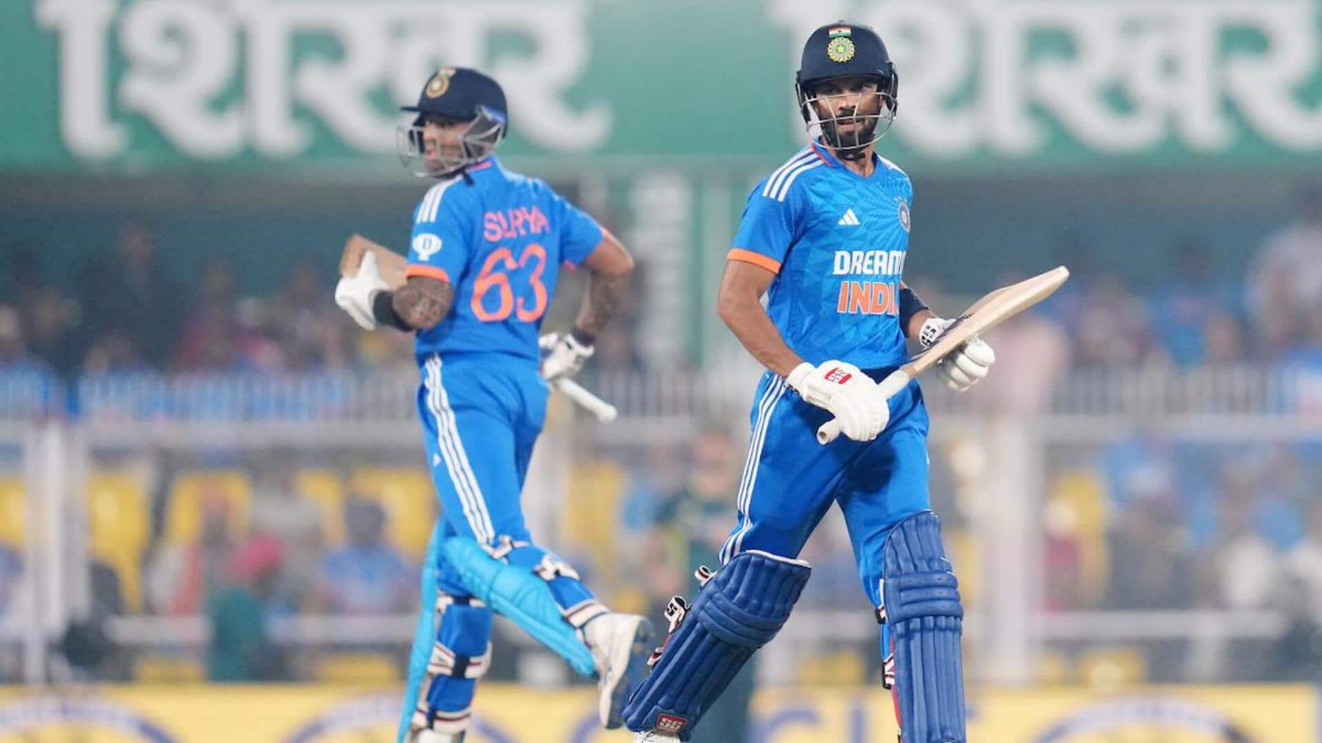रुतुराज गायकवाड़ टी-20 अंतरराष्ट्रीय के 1 ओवर में दूसरे सर्वाधिक रन बनाने वाले भारतीय बल्लेबाज बने