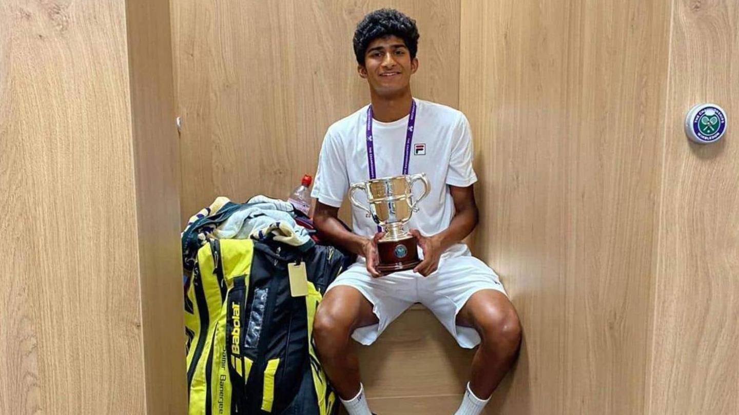 जूनियर विंबलडन: भारतीय मूल के अमेरिकी टेनिस खिलाड़ी समीर बनर्जी चैंपियन बने