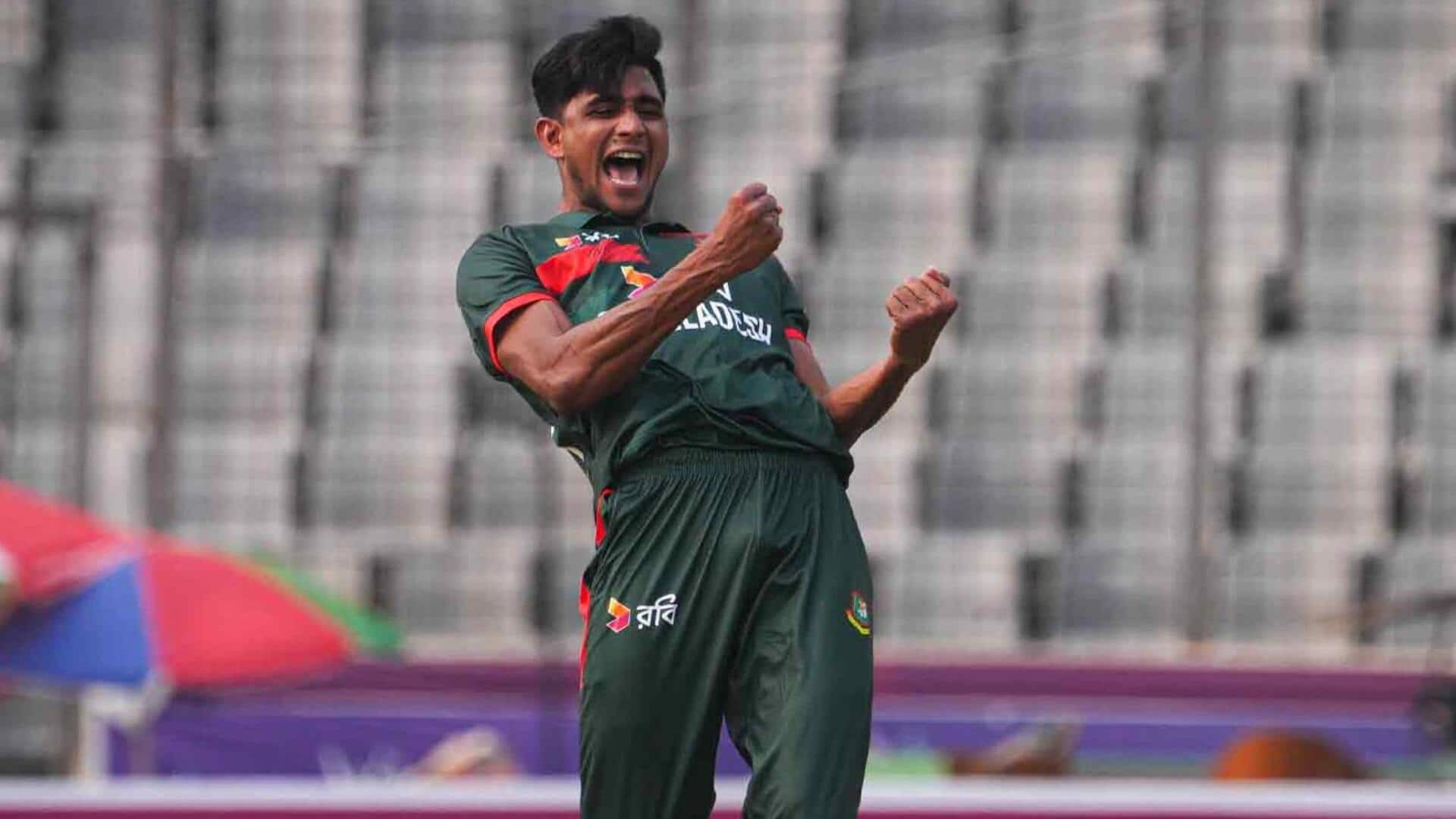 ICC प्लेयर ऑफ द मंथ: बांग्लादेश के नाहिद राणा ने अप्रैल महीने के लिए जीता पुरस्कार