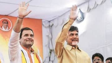 चुनाव बाद सरकार बनाने के लिए विपक्ष की कवायद तेज, राहुल गांधी से मिले चंद्रबाबू नायडू