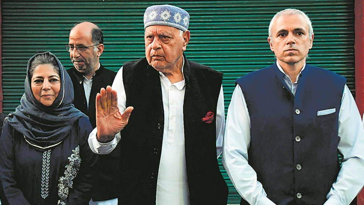 जम्मू-कश्मीर: विशेष दर्जे की बहाली के लिए साथ आई पार्टियां, अब्दुल्ला बोले- गठबंधन देश विरोधी नहीं
