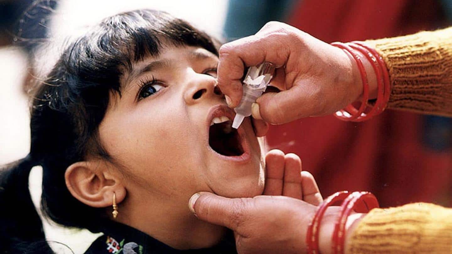 महाराष्ट्र में बड़ी लापरवाही, बच्चों को पोलियो वैक्सीन की जगह हैंड सैनिटाइजर पिलाया