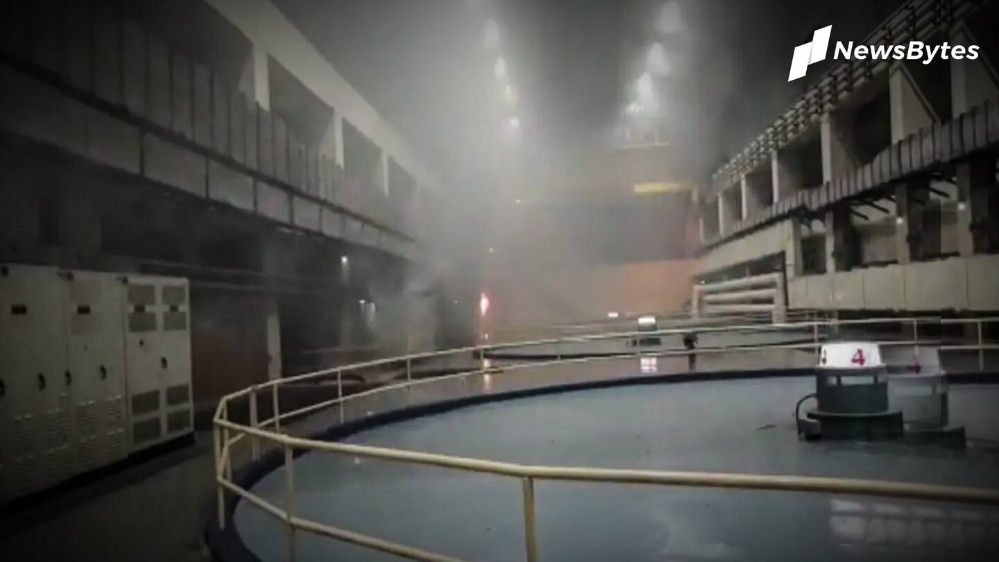 तेलंगाना: हाइड्रोइलेक्ट्रिक पॉवर स्टेशन में लगी आग, नौ कर्मचारी फंसे