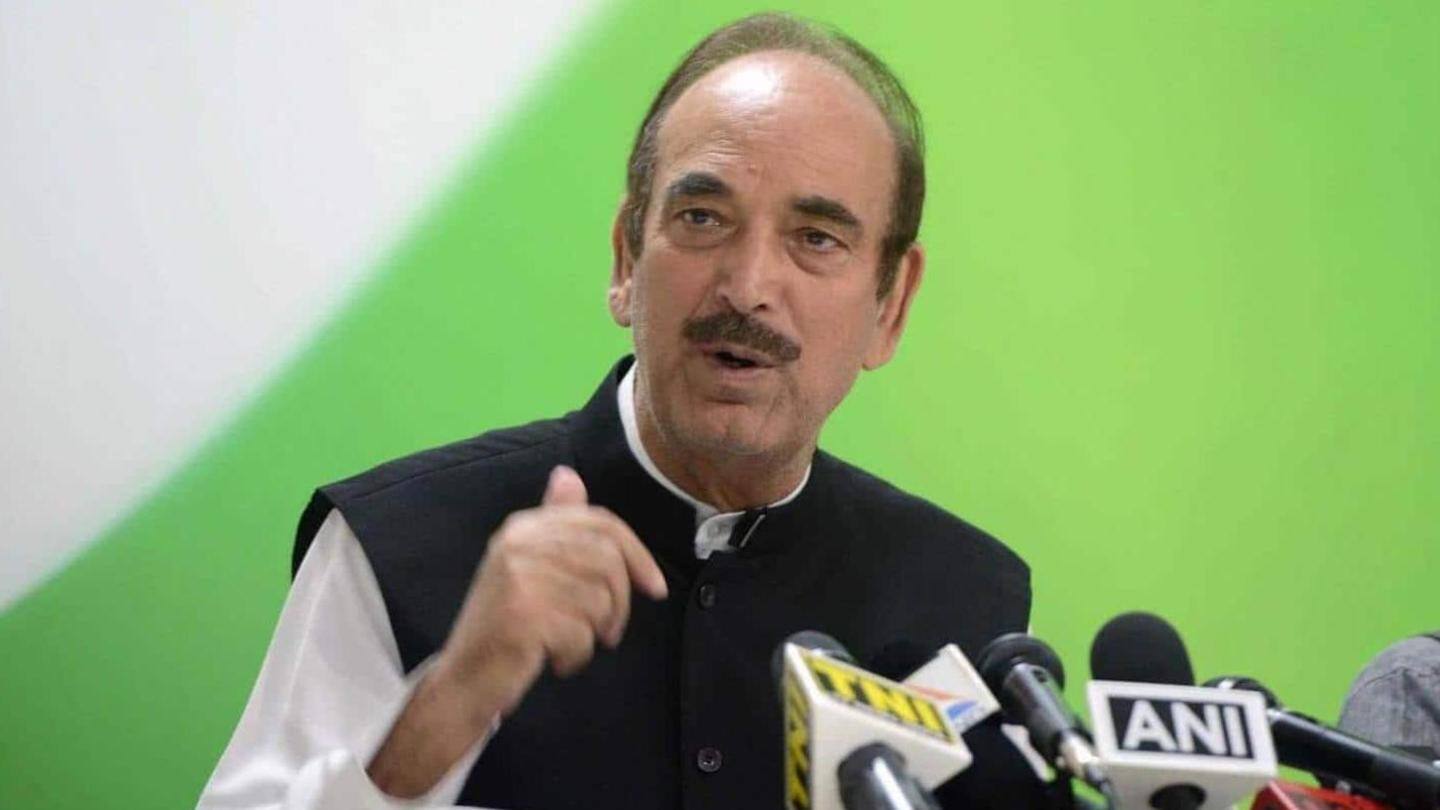 2014 से राज्यसभा के नेता विपक्ष थे गुलाम नबी आजाद 2014 से राज्यसभा के नेता विपक्ष थे गुलाम नबी आजाद
