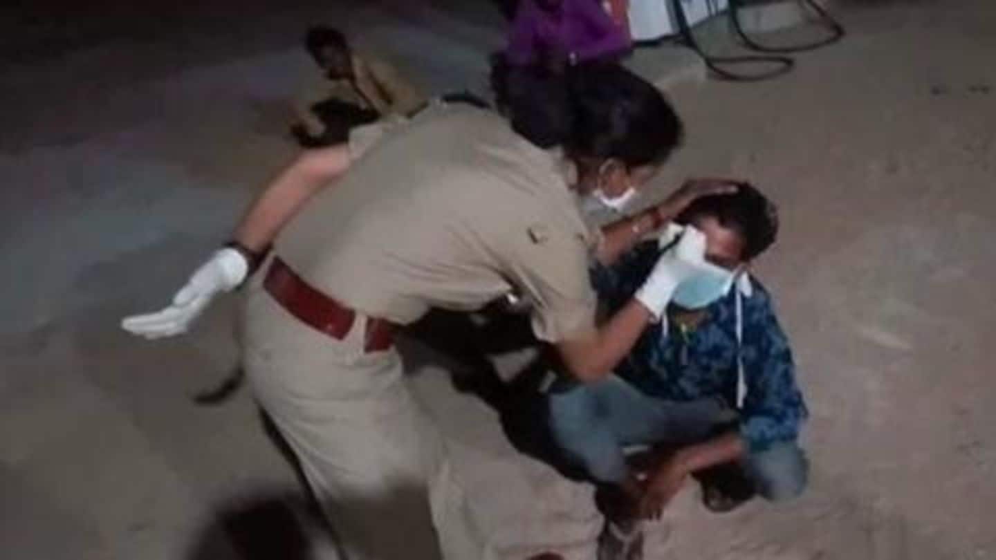 मध्य प्रदेश: पुलिस ने प्रवासी मजदूर के माथे पर लिखा- मैंने लॉकडाउन का उल्लंघन किया...
