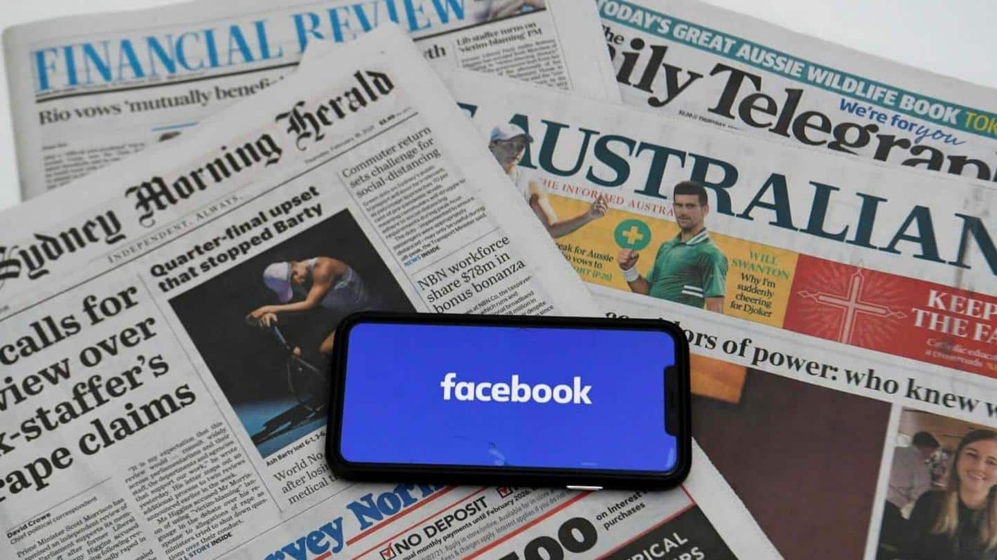 ऑस्ट्रेलिया: सरकार के साथ समझौते के बाद न्यूज फीड को फिर से शुरू करेगी फेसबुक