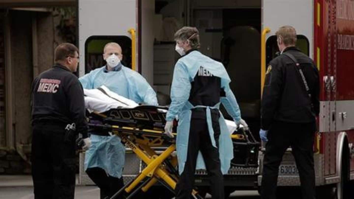 कोरोना वायरस: अमेरिका में 24 घंटे के अंदर रिकॉर्ड 1,169 लोगों की मौत