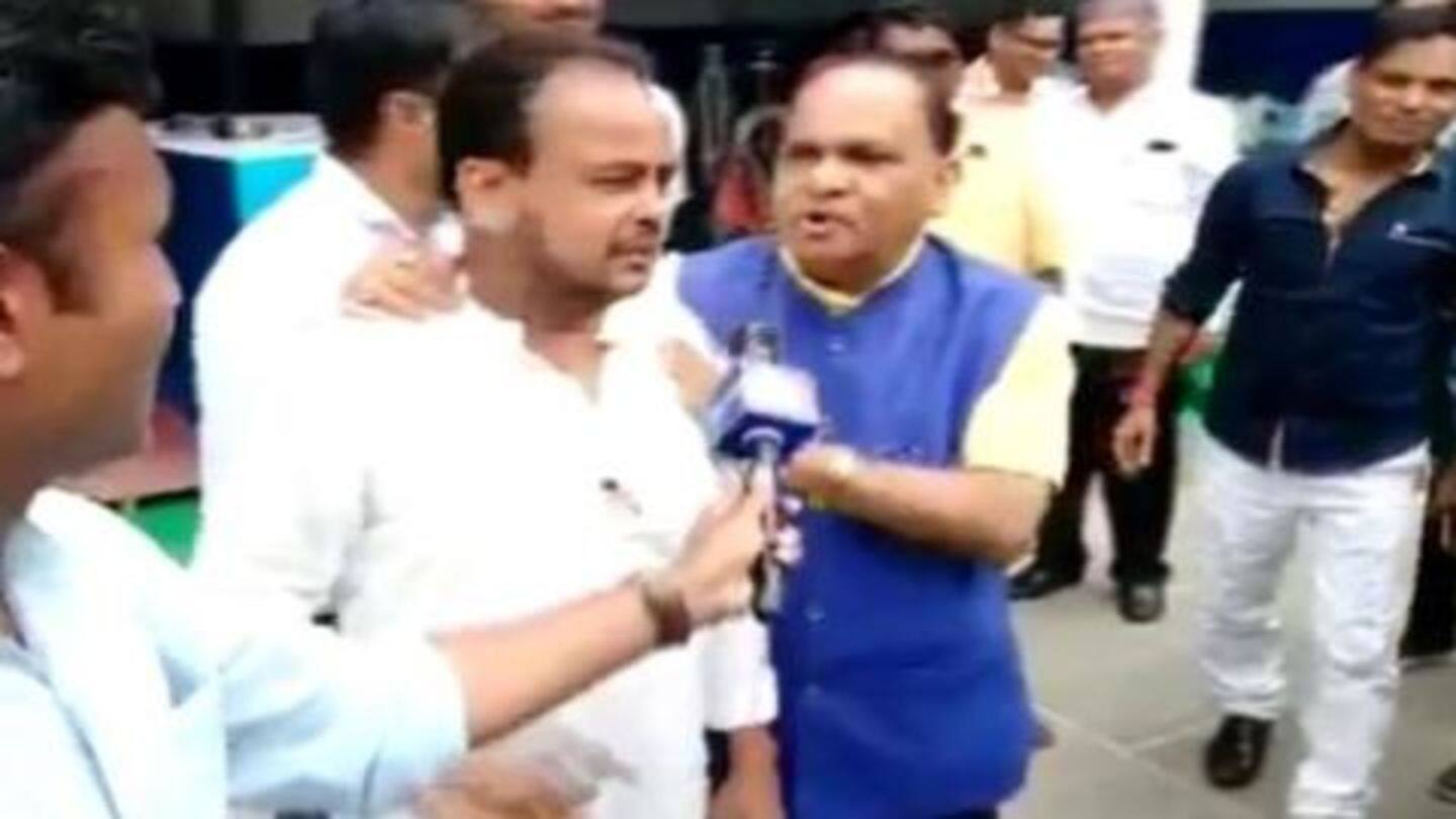 झारखंड: भाजपा मंत्री की मुस्लिम विधायक से कैमरे के सामने जबरदस्ती, कहा- जय श्री राम कहो