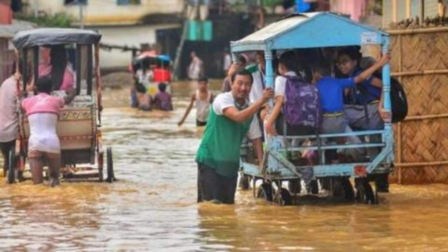 असम और बिहार में बाढ़ से 70 लाख से अधिक लोग प्रभावित, 40 की मौत