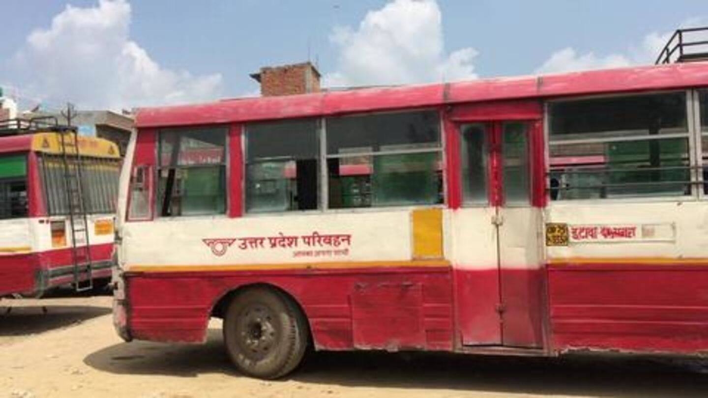 यूपी: बस में हार्ट अटैक से व्यक्ति की मौत, पत्नि को लाश के साथ नीचे उतारा