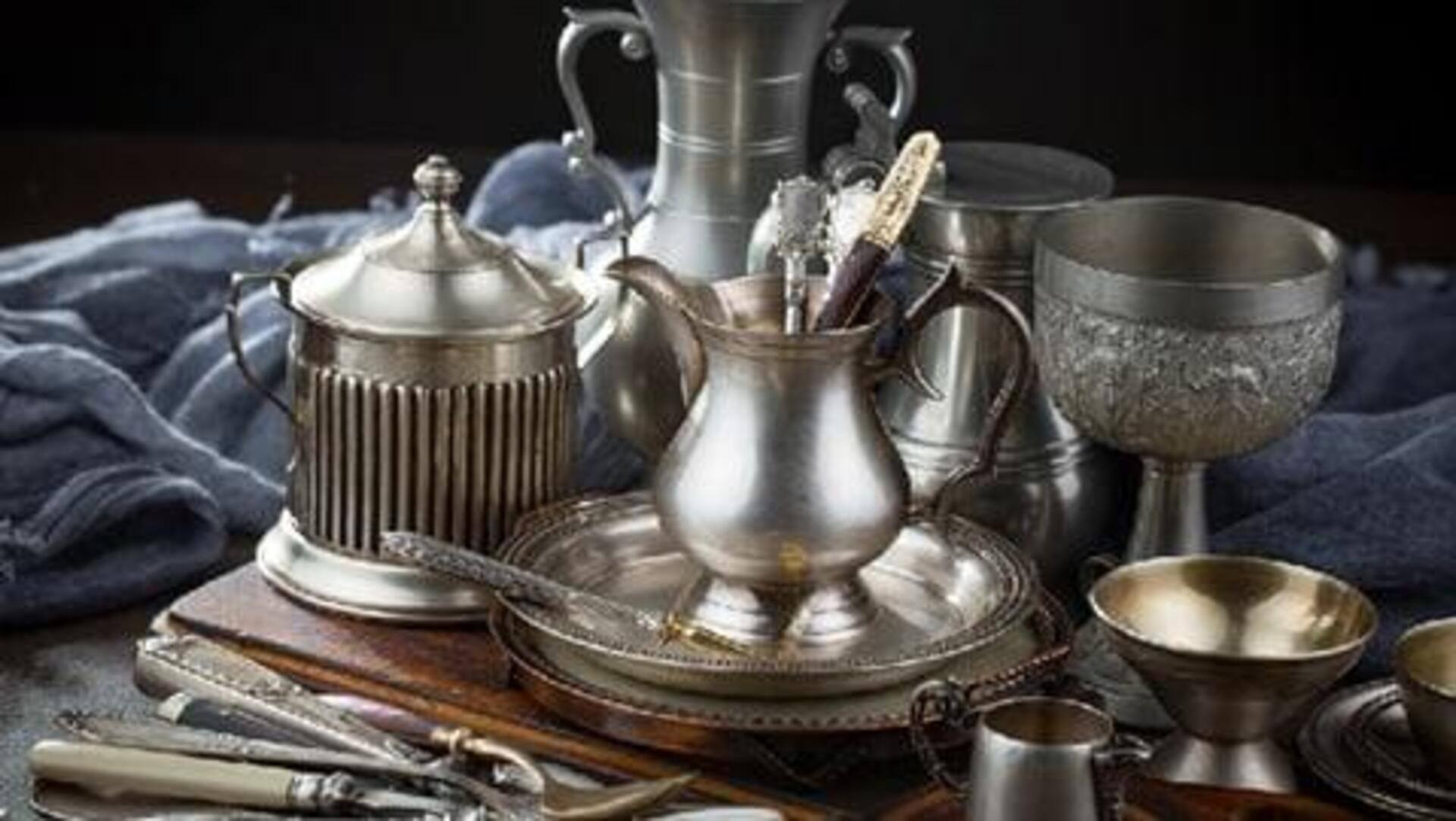 घर पर आसानी से साफ किए जा सकते हैं चांदी के बर्तन, अपनाएं ये तरीके
