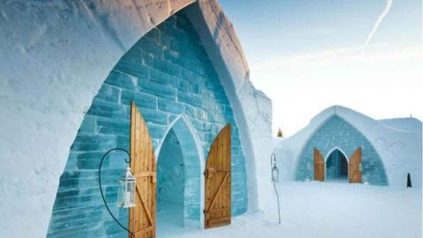 दुनिया का सबसे अद्भुत बर्फ का होटल, पांच महीने बाद फिर बन जाएगा नदी
