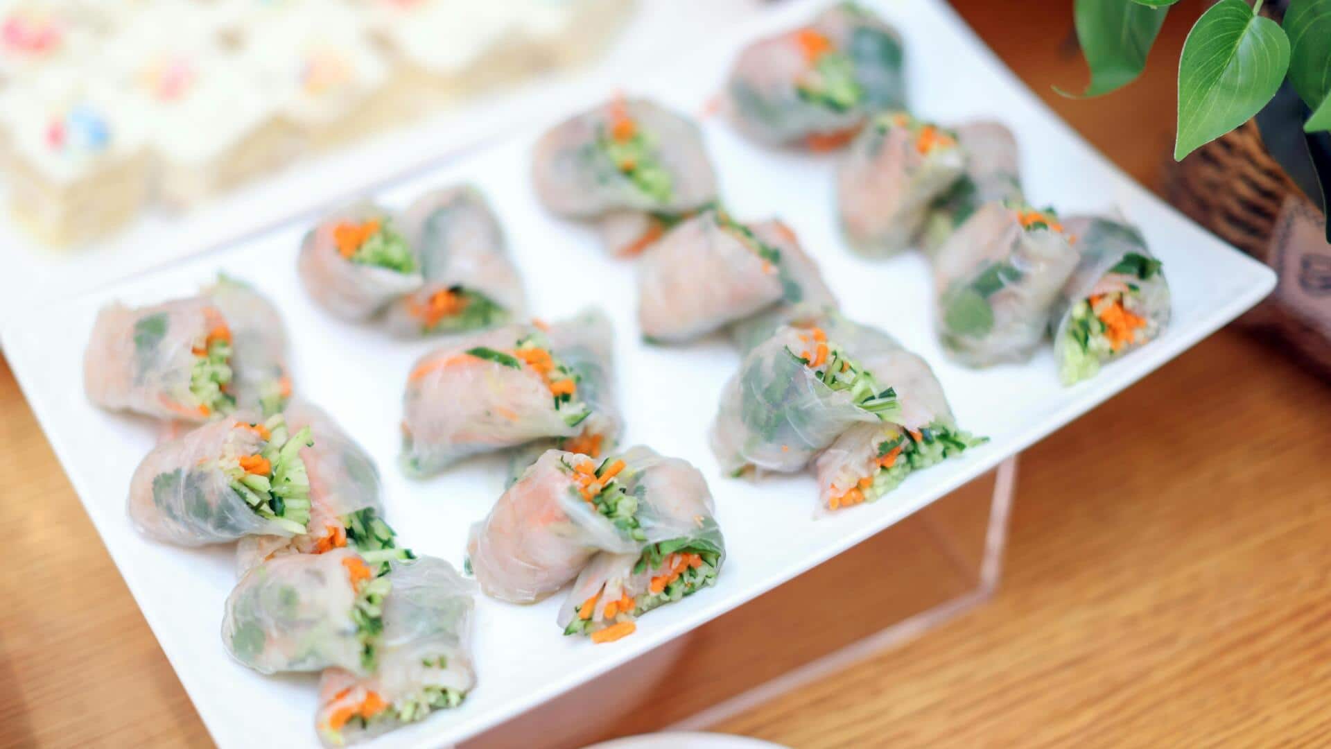 राइस पेपर से बनाए जा सकते हैं ये 4 स्वादिष्ट व्यंजन, जानिए इनकी रेसिपी