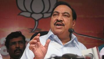 महाराष्ट्र में भाजपा के वरिष्ठ नेता एकनाथ खड़से ने दिया इस्तीफा, NCP में होंगे शामिल