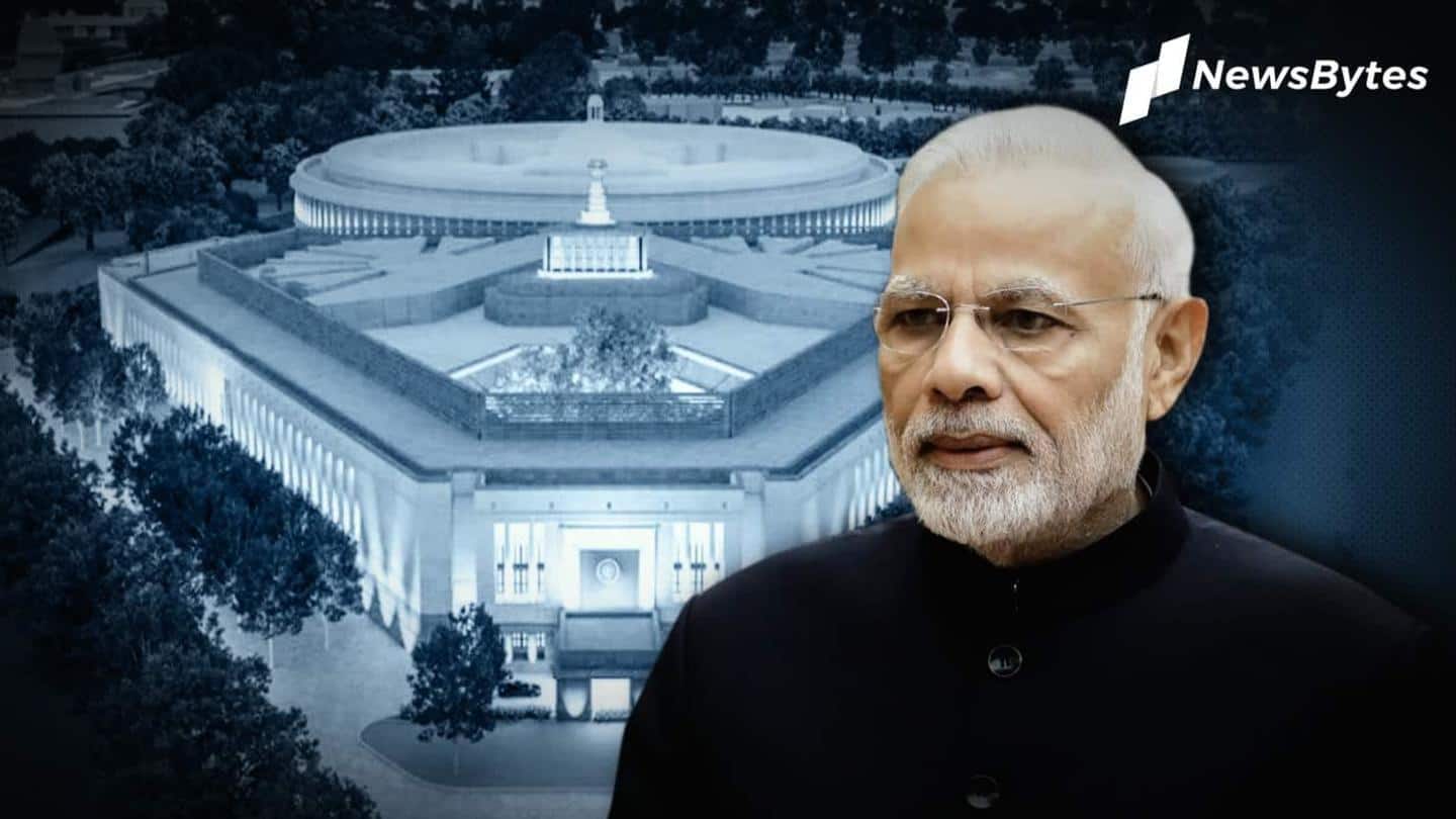 प्रधानमंत्री नरेंद्र मोदी ने भूमि पूजन कर रखी नए संसद भवन की आधारशिला