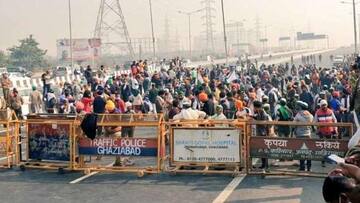 भारत बंद: किसानों ने दिल्ली-मेरठ एक्सप्रेस-वे पर लगाया जाम, आपातकालीन वाहनों को निकलने की अनुमति