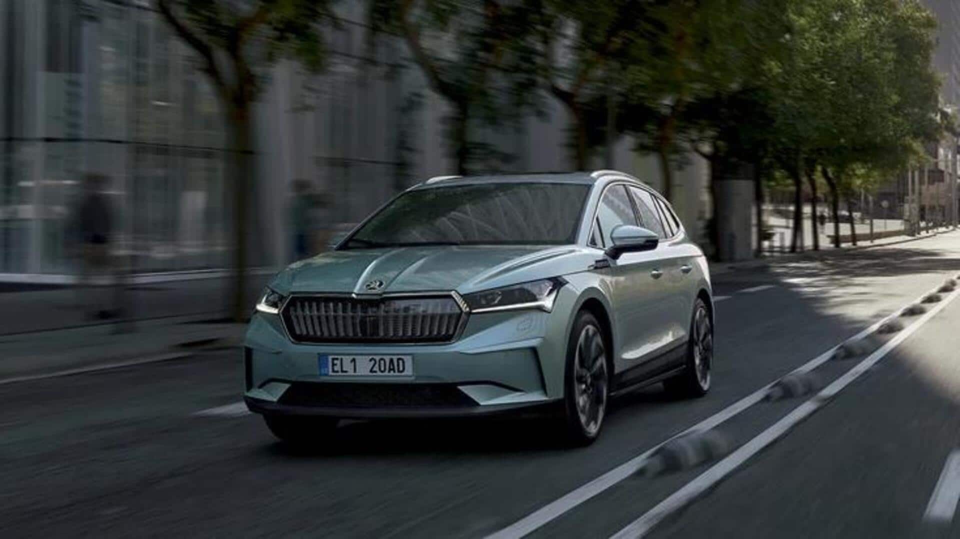 स्कोडा एनाक iV इलेक्ट्रिक SUV टेस्टिंग करते आई नजर, अगले साल देगी दस्तक 