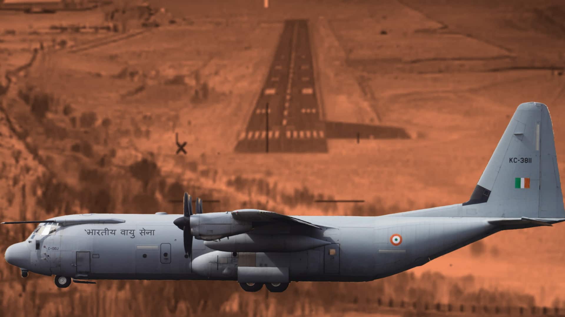 भारतीय वायुसेना ने पहली बार कारगिल में रात में कराई सुपर हरक्यूलिस विमान की लैंडिंग
