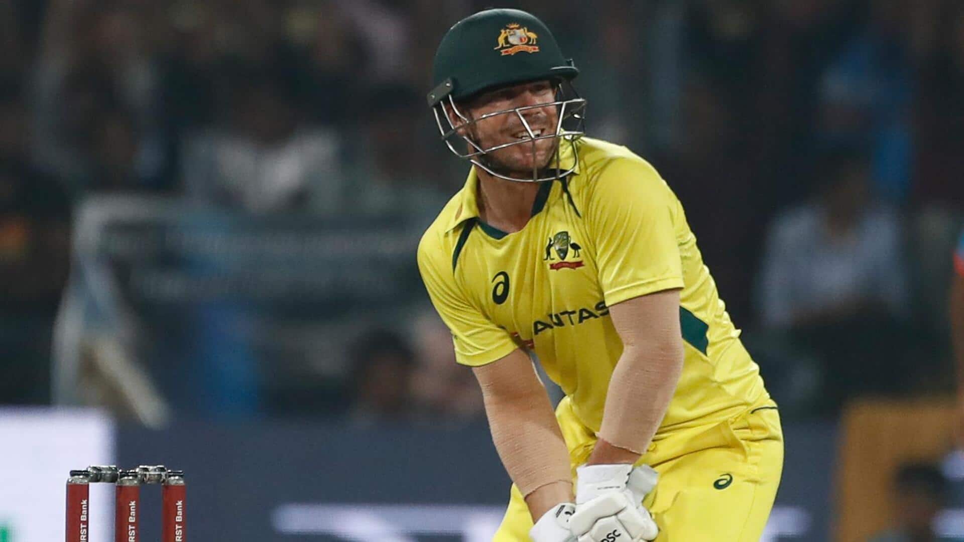 डेविड वार्नर विश्व कप में दूसरे सर्वाधिक रन बनाने वाले ऑस्ट्रेलियाई बल्लेबाज बने