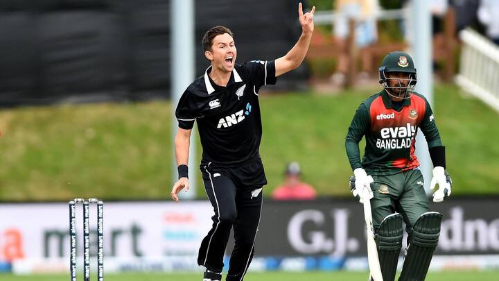 न्यूजीलैंड बनाम बांग्लादेश: बोल्ट की घातक गेंदबाजी से पहले वनडे में जीता न्यूजीलैंड, बने ये रिकार्ड्स