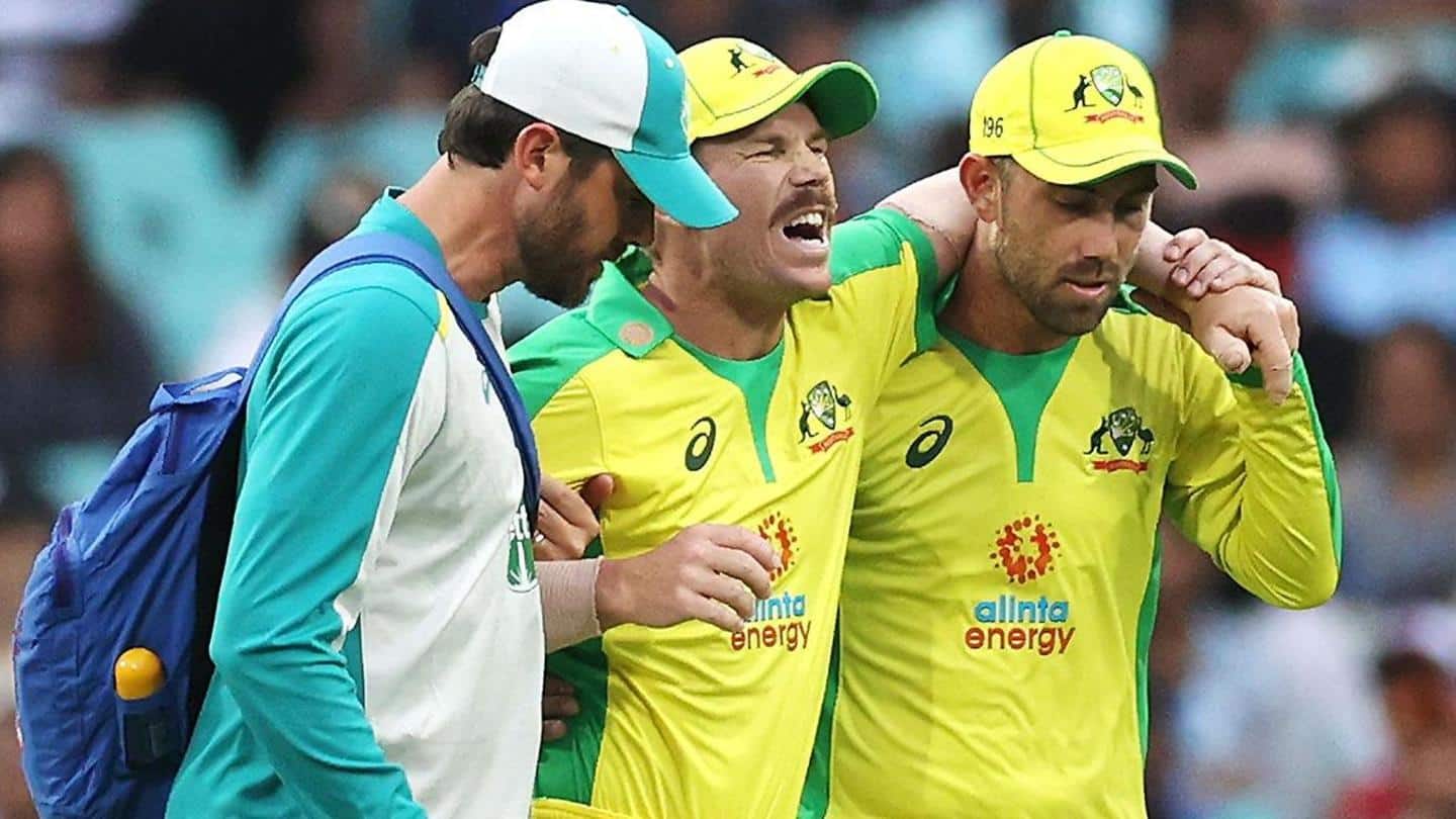 ऑस्ट्रेलिया बनाम भारत: तीसरे वनडे और टी-20 सीरीज से बाहर हुए चोटिल डेविड वॉर्नर