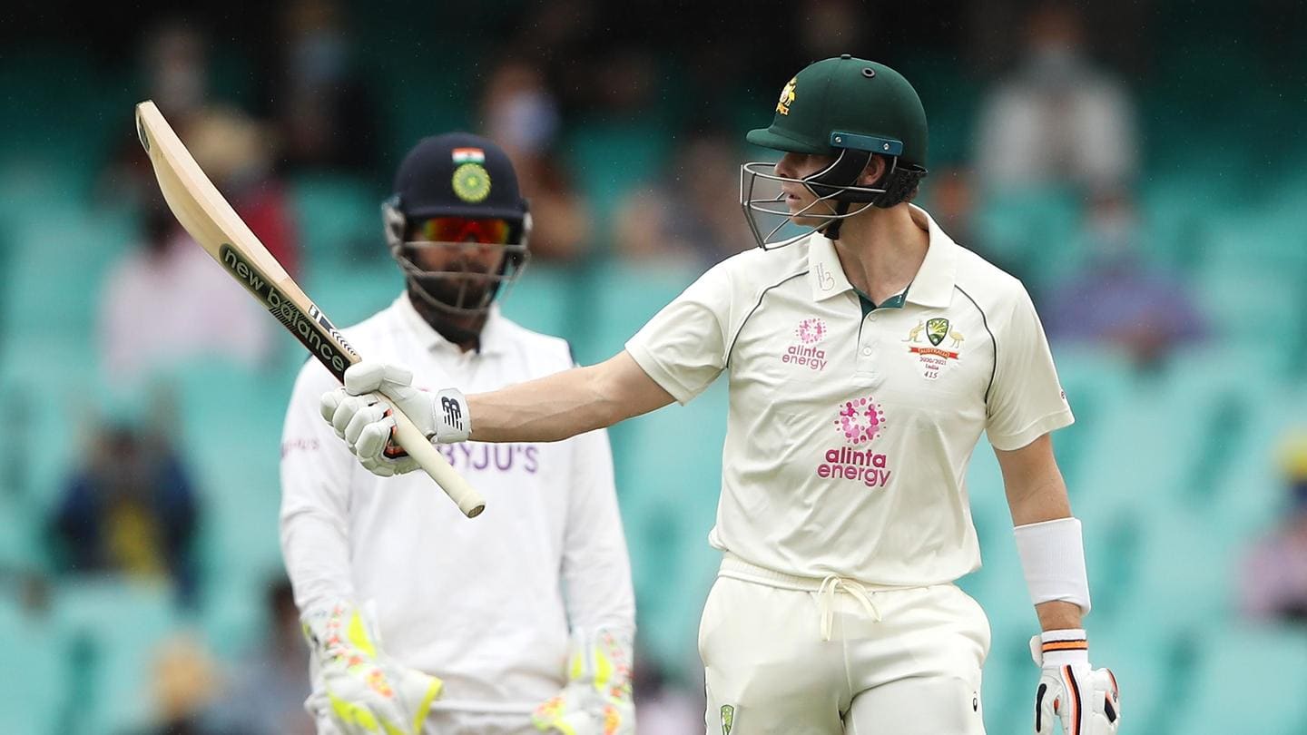 ऑस्ट्रेलिया बनाम भारत: सिडनी टेस्ट में स्मिथ का शतक, ऑस्ट्रेलिया ने बनाए 338 रन