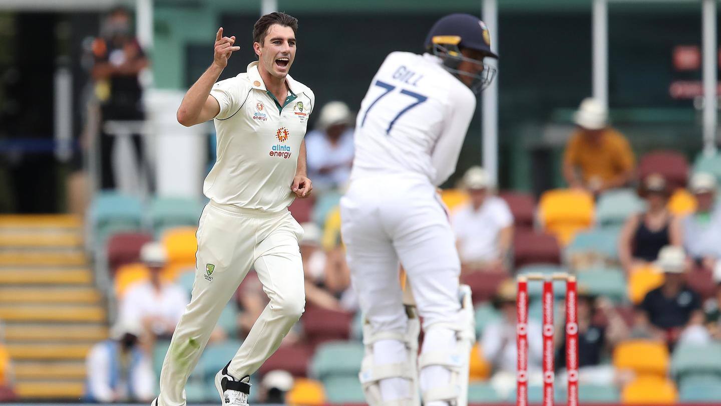 ब्रिसबेन टेस्ट: दूसरे दिन ऑस्ट्रेलिया के 369 रनों के जवाब में भारत ने गंवाए दो विकेट