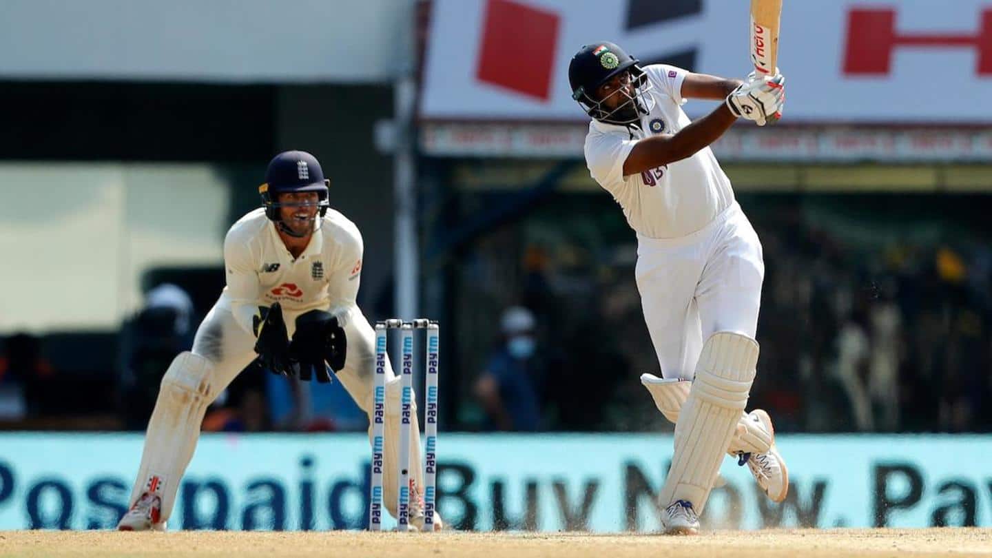 दूसरा टेस्ट: अश्विन ने लगाया शतक, भारत ने इंग्लैंड को दिया 482 रनों का लक्ष्य