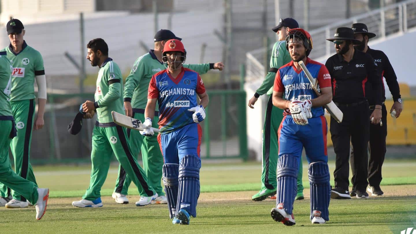 दूसरे वनडे में अफगानिस्तान ने आयरलैंड को सात विकेट से हराया, सीरीज में बनाई 2-0 बढ़त