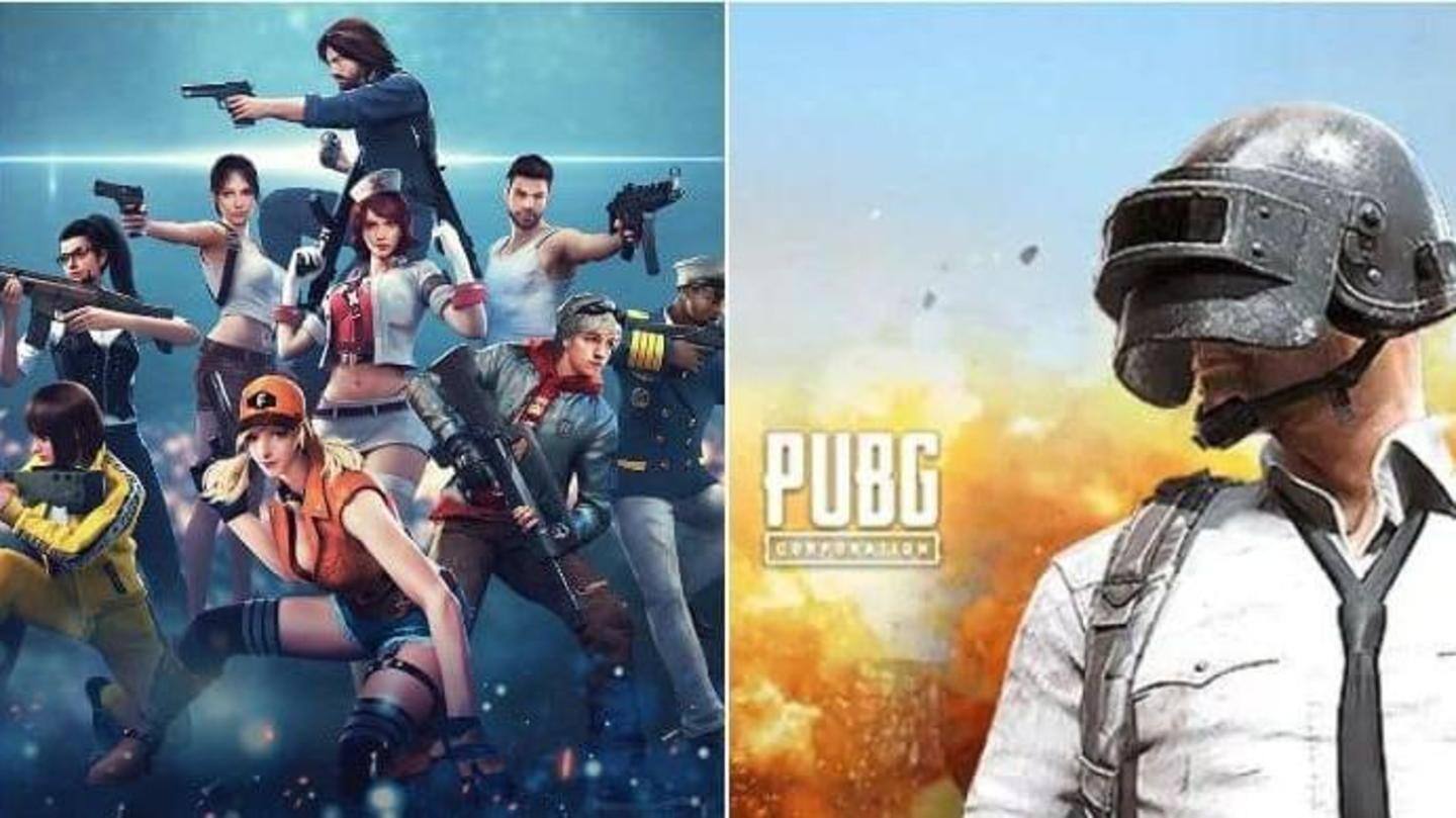 PUBG और 'फ्री फायर' भी टॉप लिस्ट में PUBG और 'फ्री फायर' भी टॉप लिस्ट में