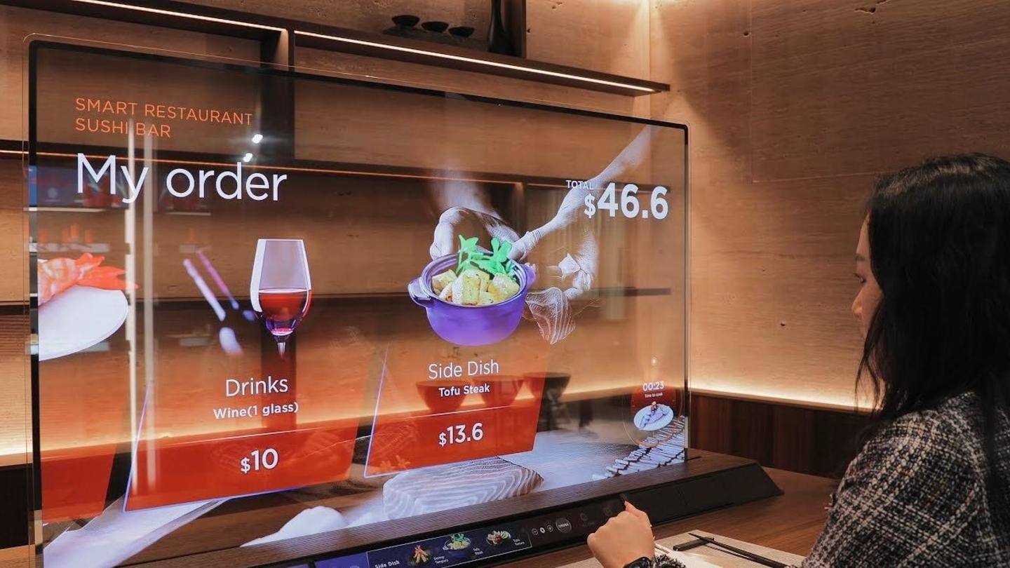 LG लाई 55 इंच का पारदर्शी OLED डिस्प्ले, CES 2021 में दिखाया डेमो