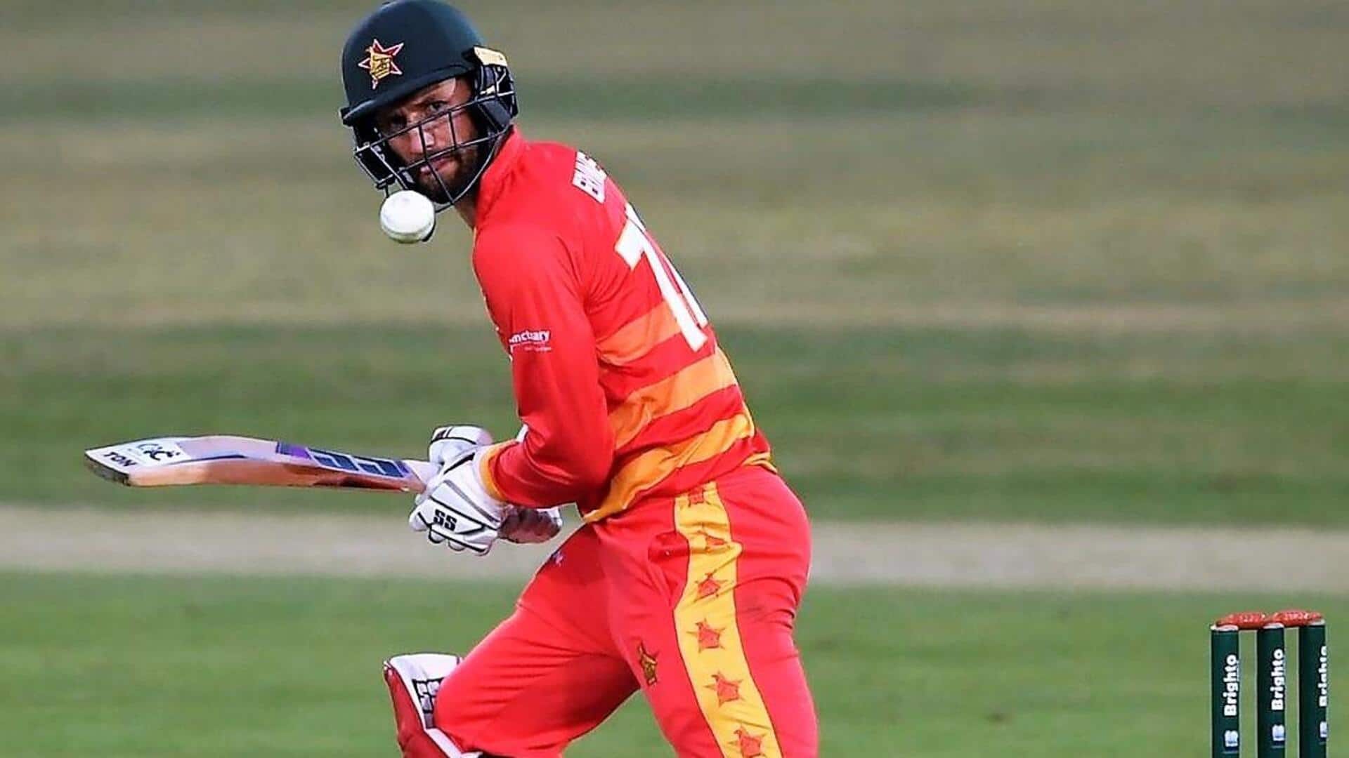 श्रीलंका बनाम जिम्बाब्वे: क्रेग इरविन ने जमाया अर्धशतक, अंतरराष्ट्रीय क्रिकेट में 6,000 रन भी पूरे
