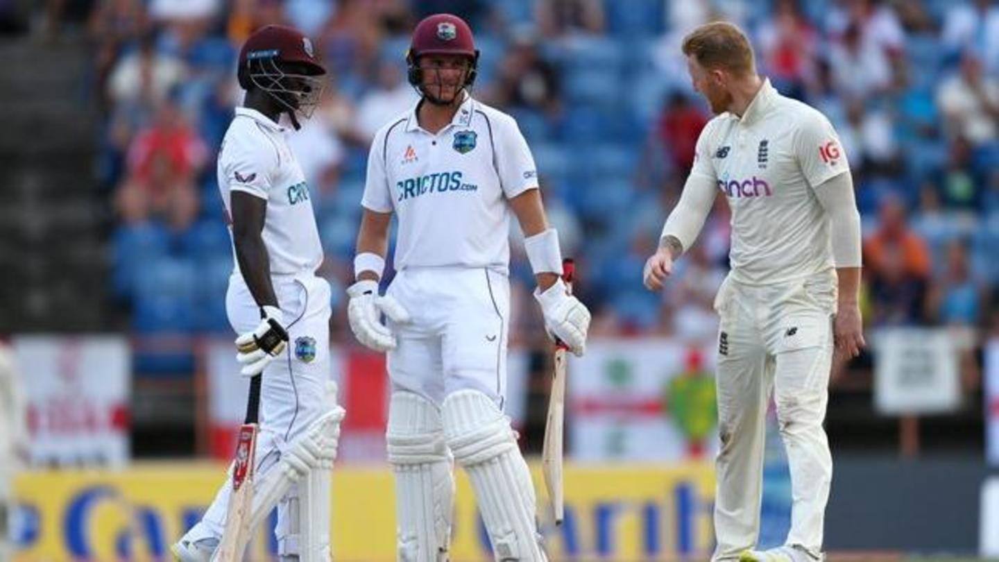 वेस्टइंडीज बनाम इंग्लैंड, तीसरा टेस्ट: जोशुआ डा सिल्वा ने लगाया अर्धशतक, ऐसा रहा दूसरा दिन