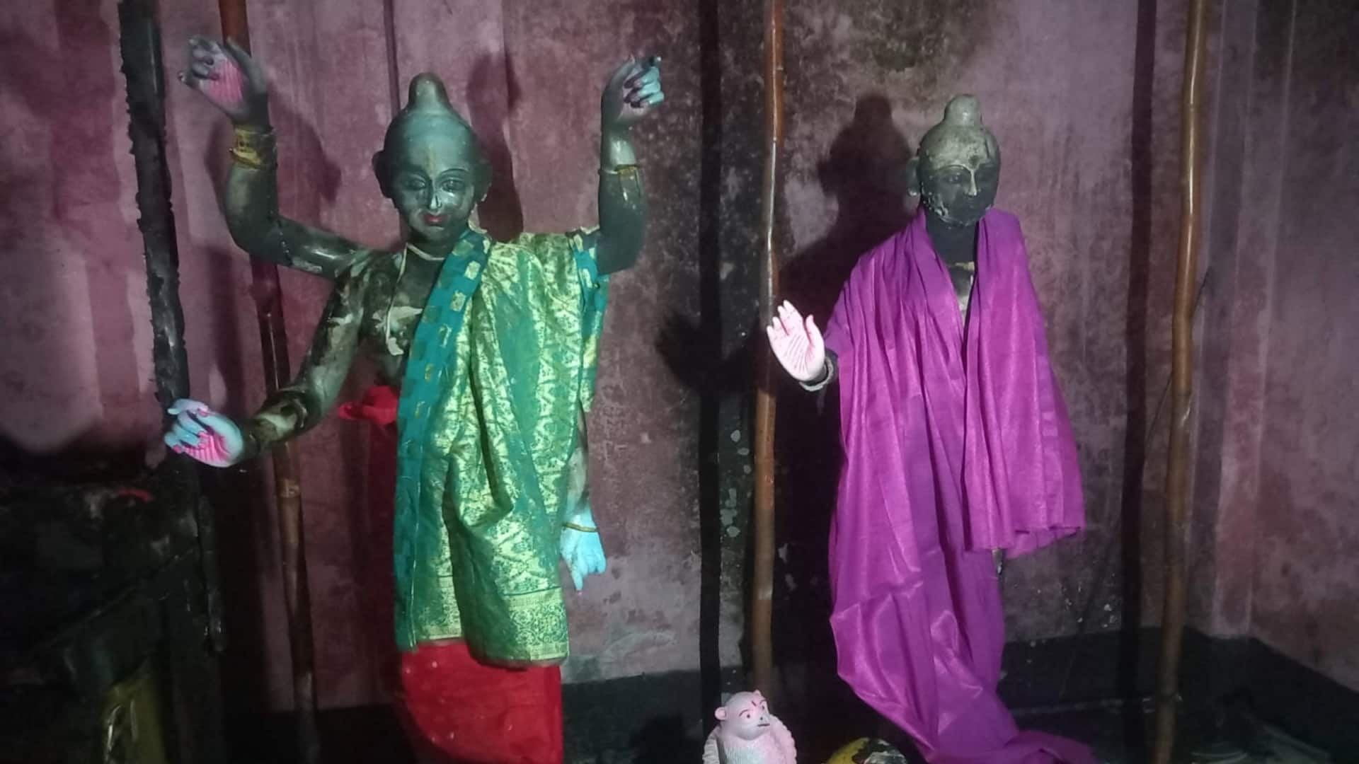 ISKCON का दावा- ढाका में उपद्रवियों ने मंदिर में तोड़फोड़ की, मूर्तियों में आग लगाई