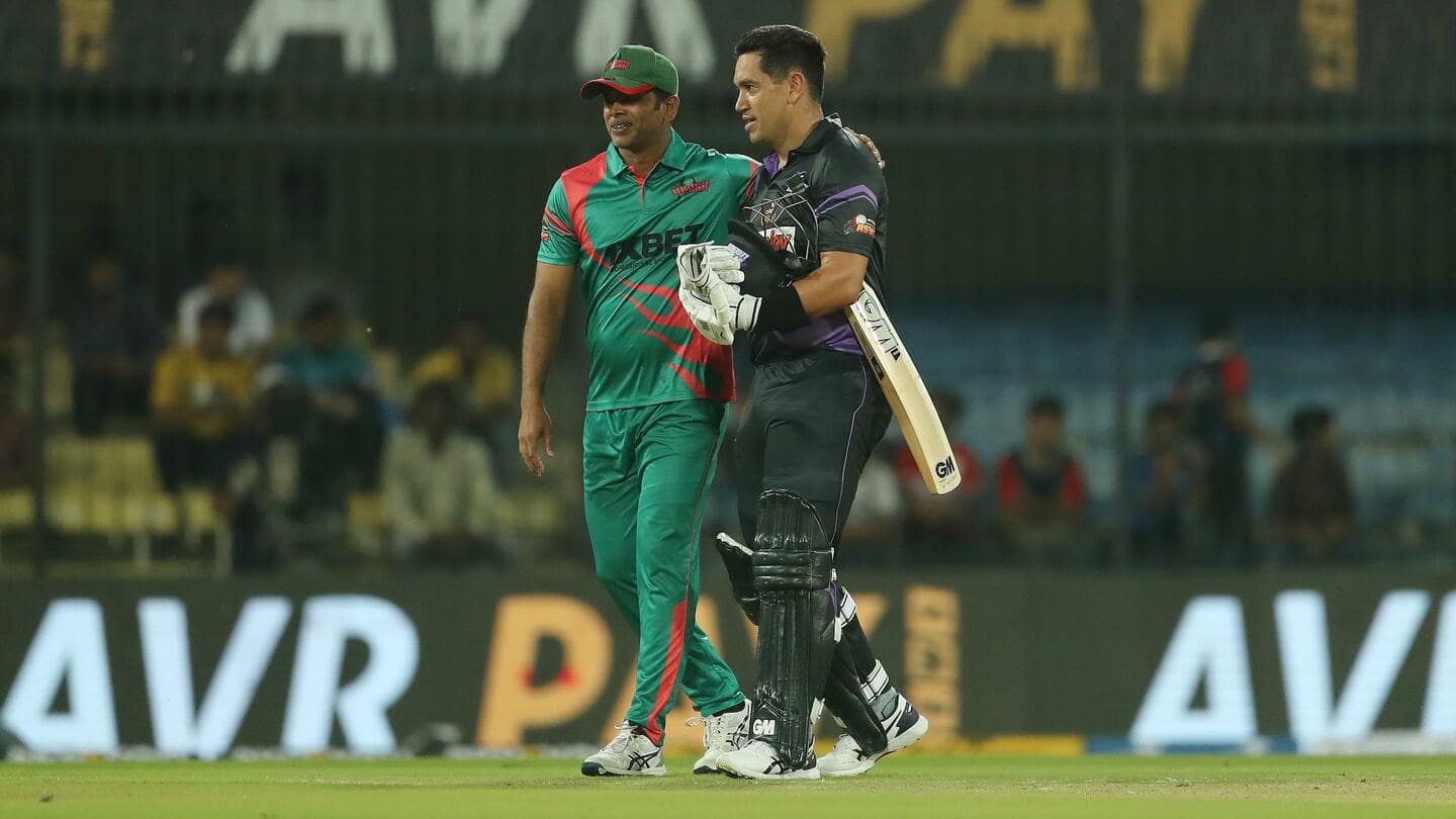 रोड सेफ्टी वर्ल्ड सीरीज: 11 ओवर के मुकाबले में न्यूजीलैंड ने बांग्लादेश को हराया