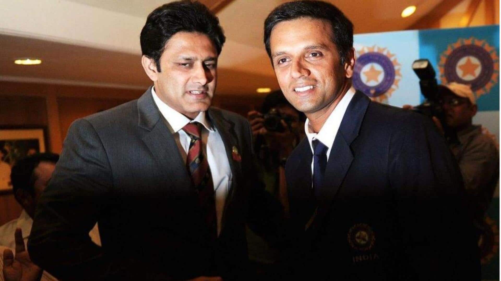 KSCA ने अनिल कुंबले और राहुल द्रविड़ को दिया बड़ा सम्मान, चिन्नास्वामी स्टेडियम में होगा स्टैंड