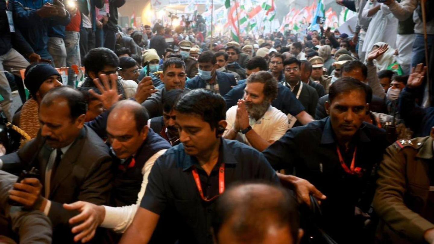 भारत जोड़ो यात्राः राहुल गांधी ने खुद तोड़ा प्रोटोकॉल, सुरक्षा में ढील पर बोली दिल्ली पुलिस